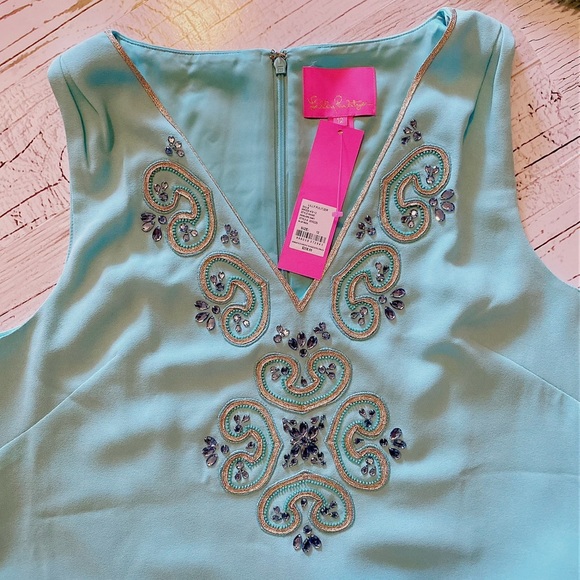 Lilly Pulitzer Penelope Blue Ibiza Shift Dress - Picture 1 of 6